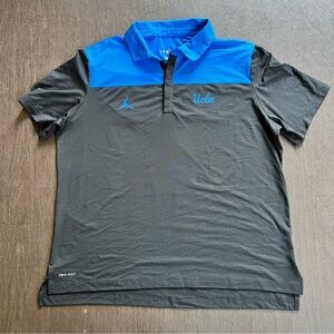 Nike Jordan UCLA Polo Shirt Dri-Fit Mens XL College Brands